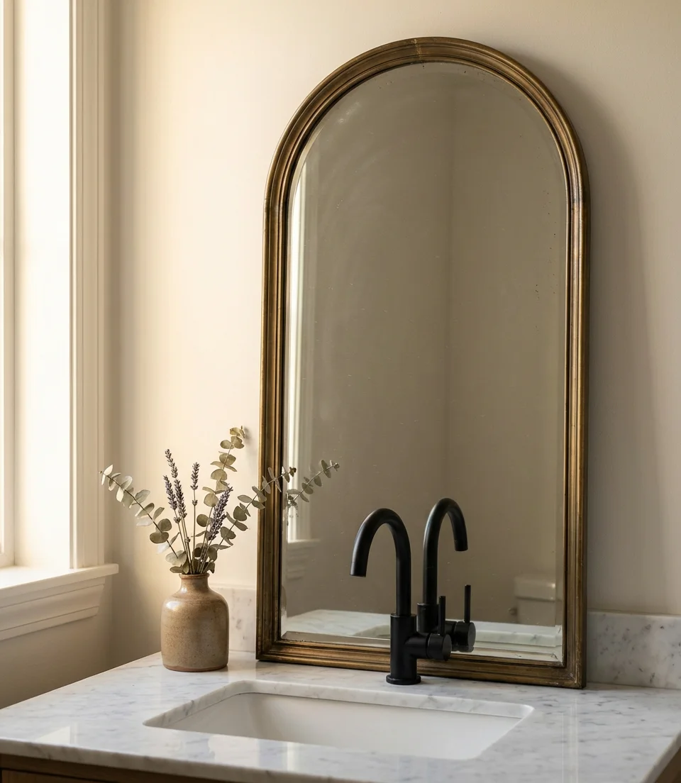 Bathroom Decor with Vintage Mirrors 2