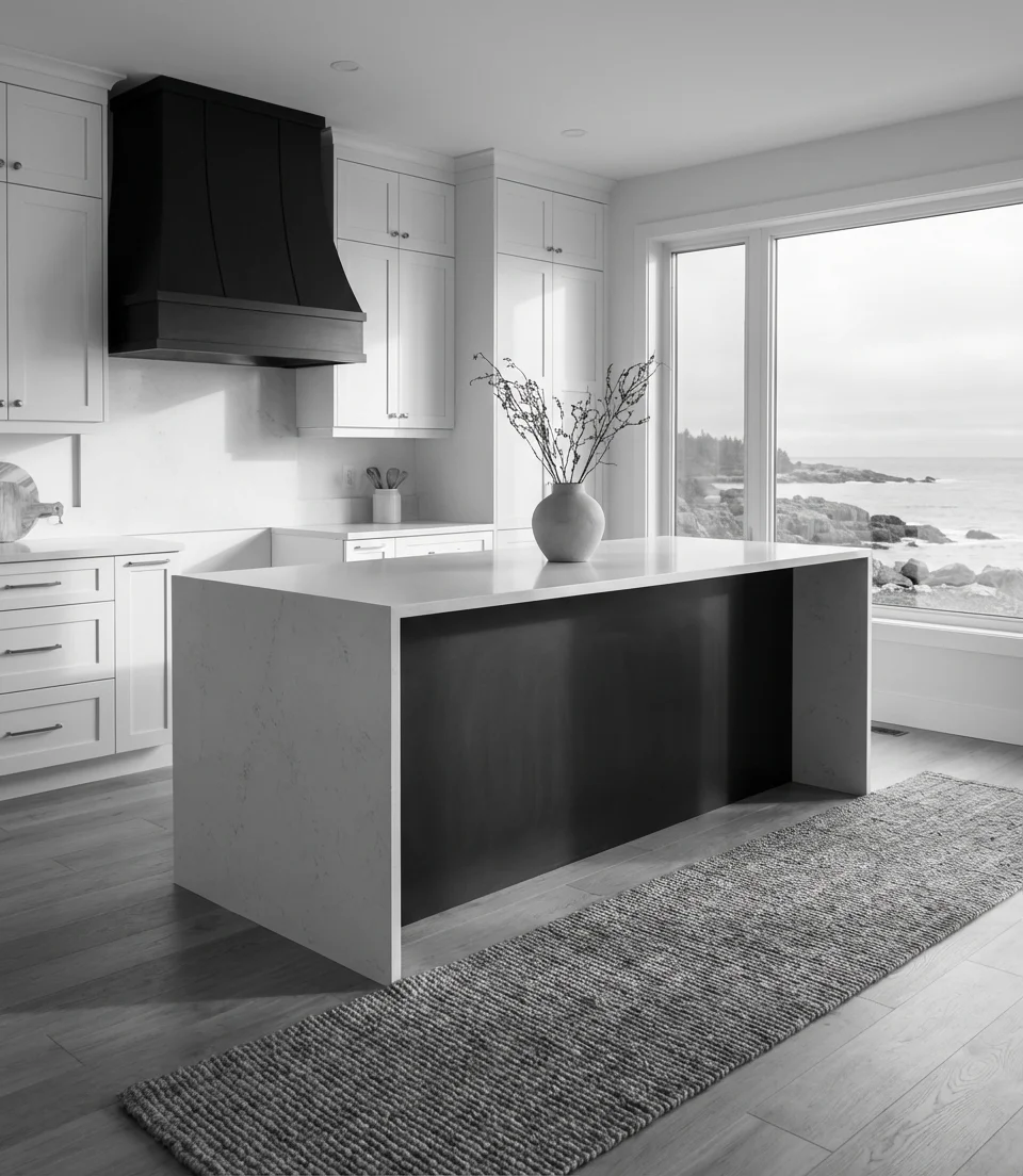 Black and White Coastal Graphic Statement 2