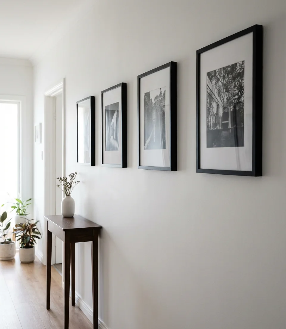 Black and White Photography in a Short Narrow Entry 1