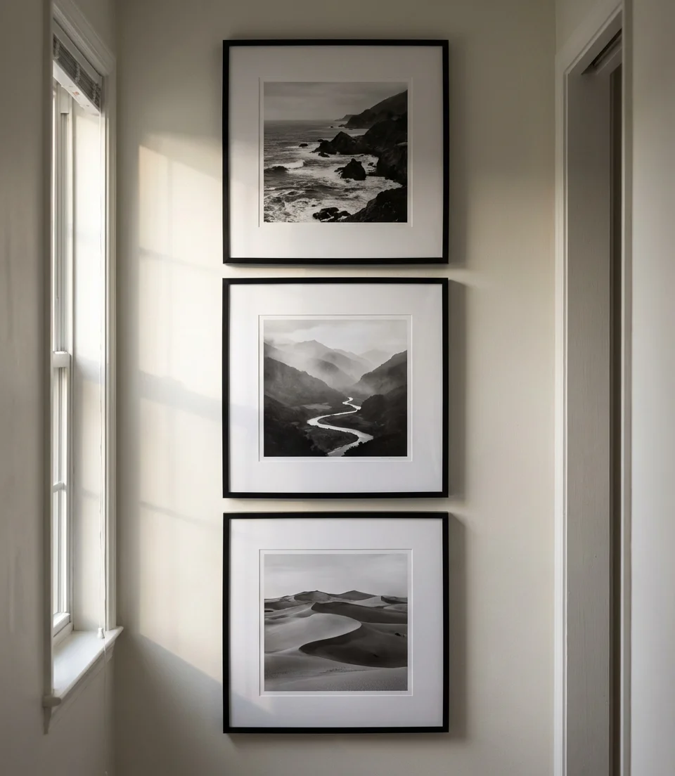 Black and White Photography in a Short Narrow Entry 2