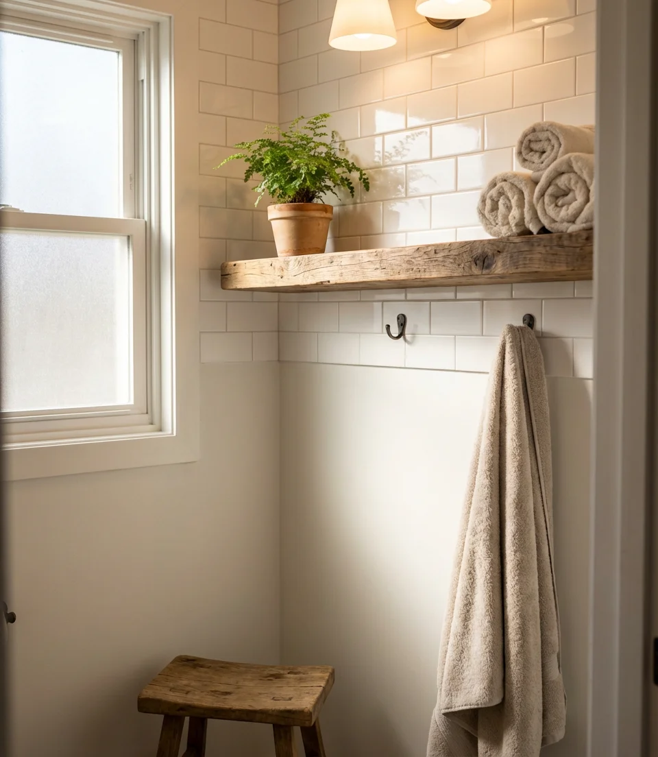 Bloxburg-Inspired Cozy Bathroom Layout 2