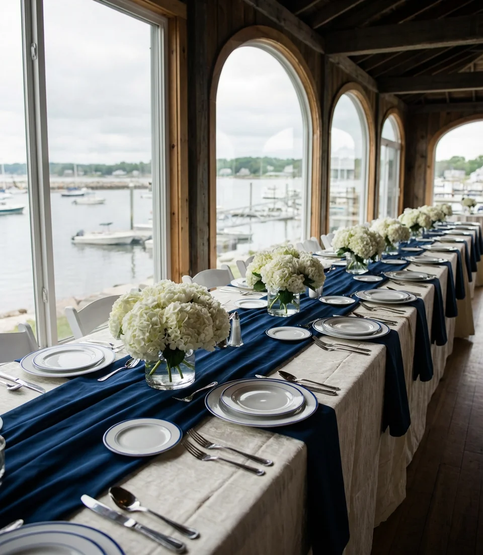 Blue Coastal Table Linens 2