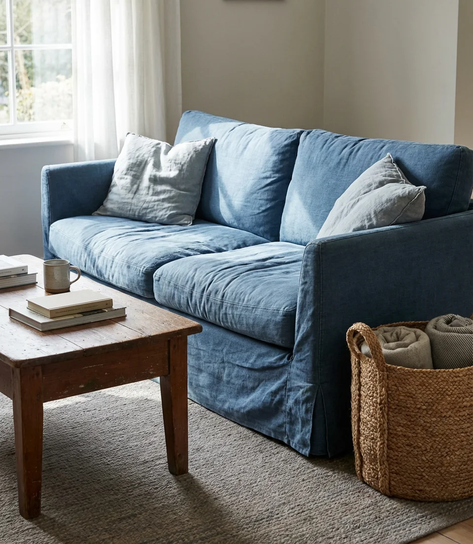 Blue Denim and Brown Casual Comfort 1