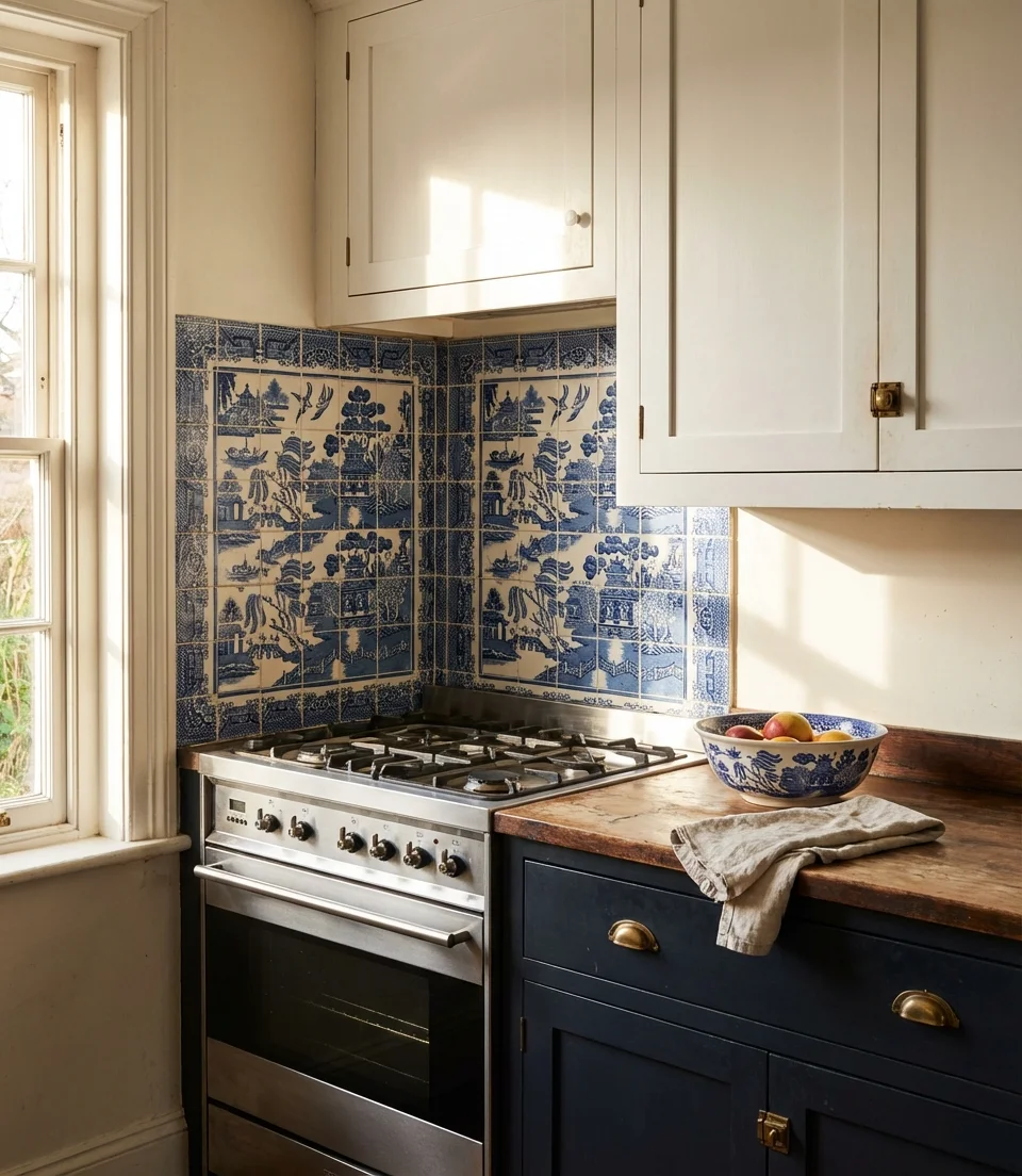 Blue Willow Kitchen Theme 2