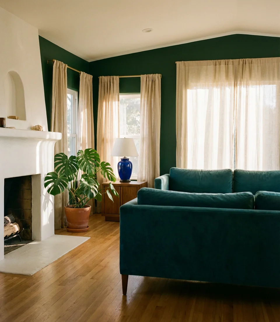 Blue and Green Color Blocking 1