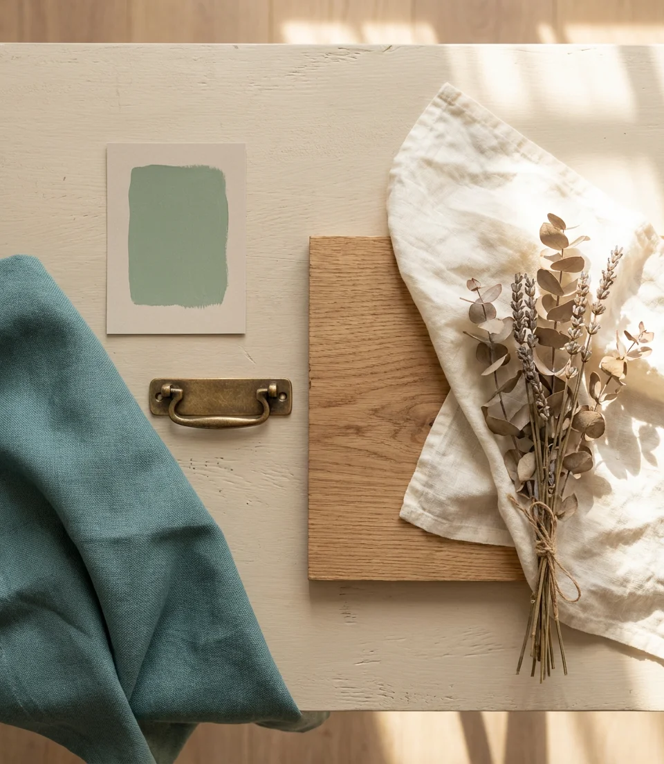 Blue and Green Color Scheme Mood Board 2