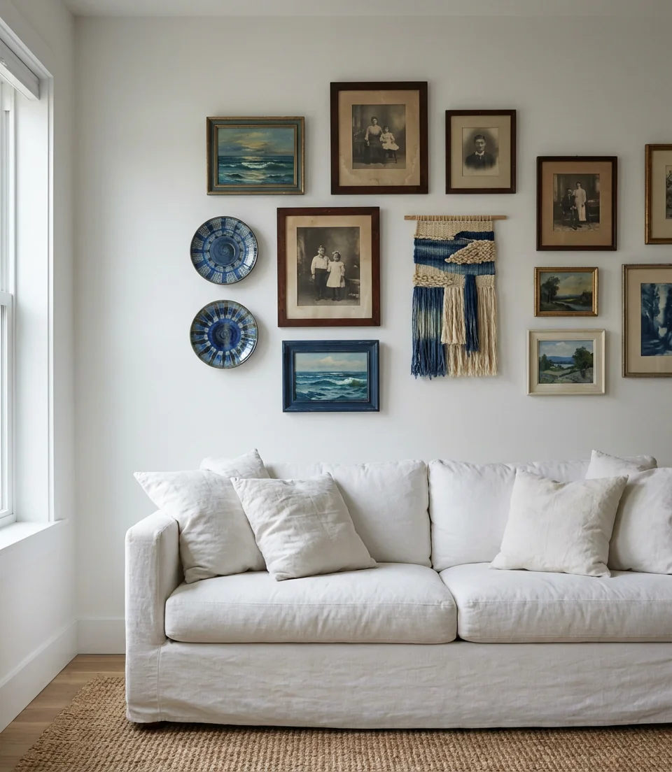 Bold Blue Wall Decor Ideas Gallery 1