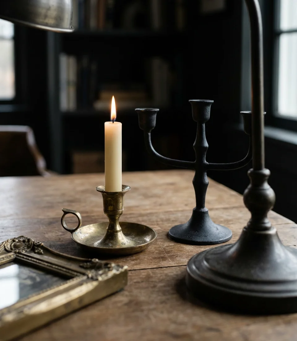 Brass and Black Metal Accents 2