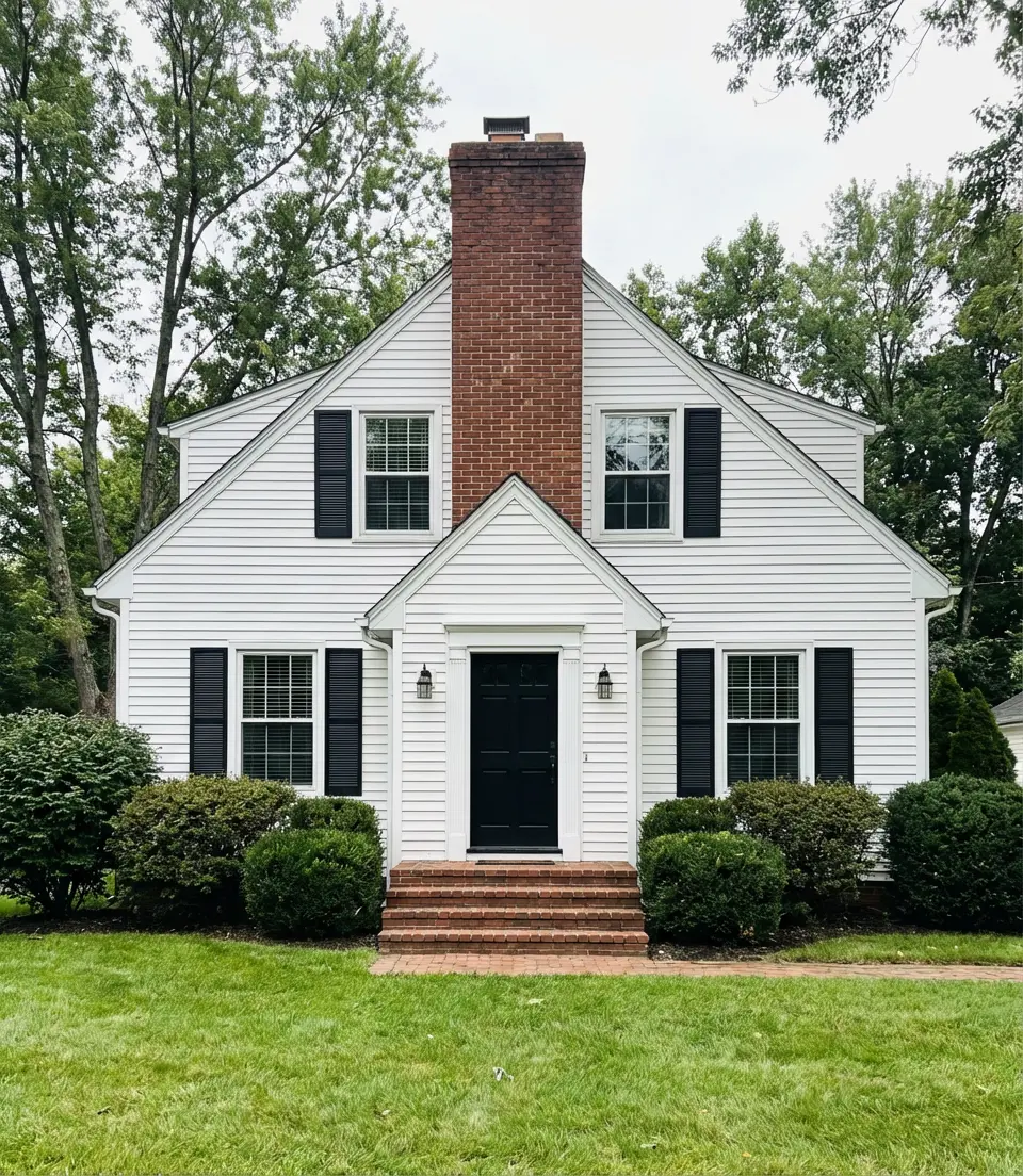 Brick Accents and Chimney Focus 1