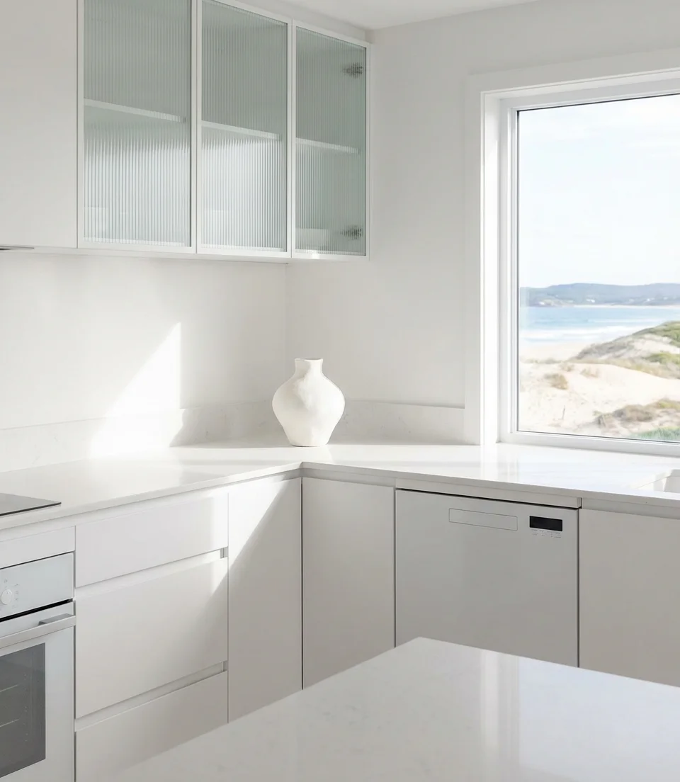 Bright White Coastal Minimalist 1