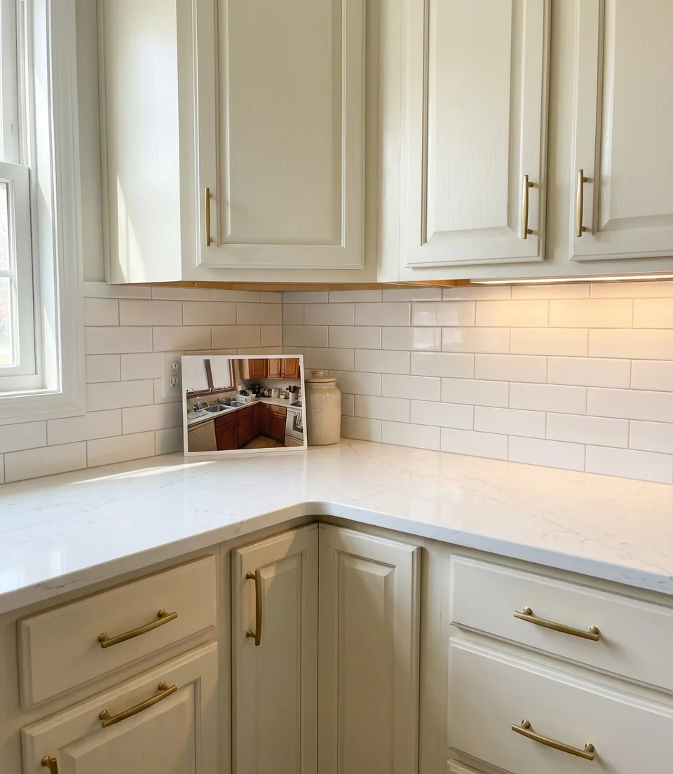 Builder Grade Kitchen Upgrade on a Tight Budget 1