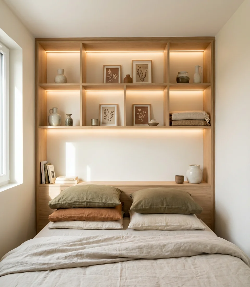Built-In Storage Headboard 2