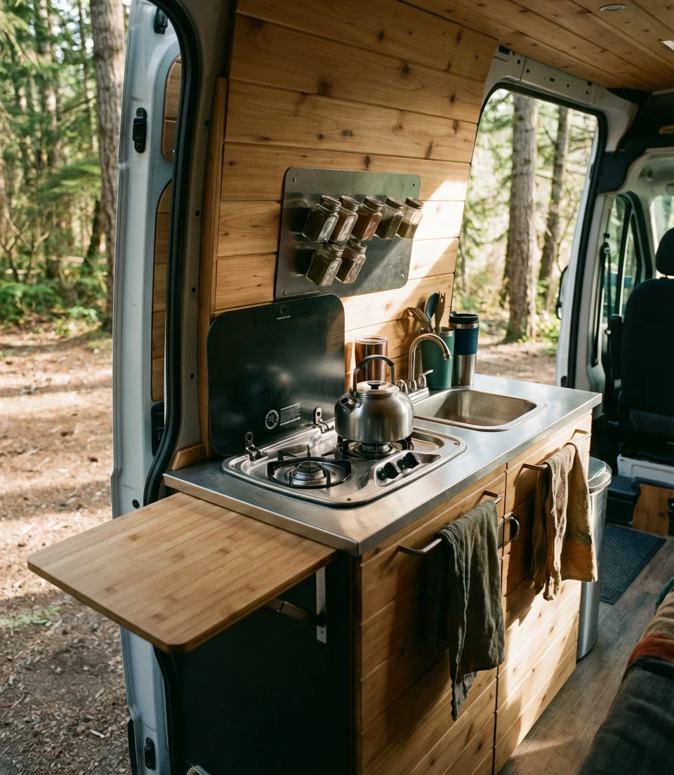 Camper and Van Kitchen Micro-Remodel 1