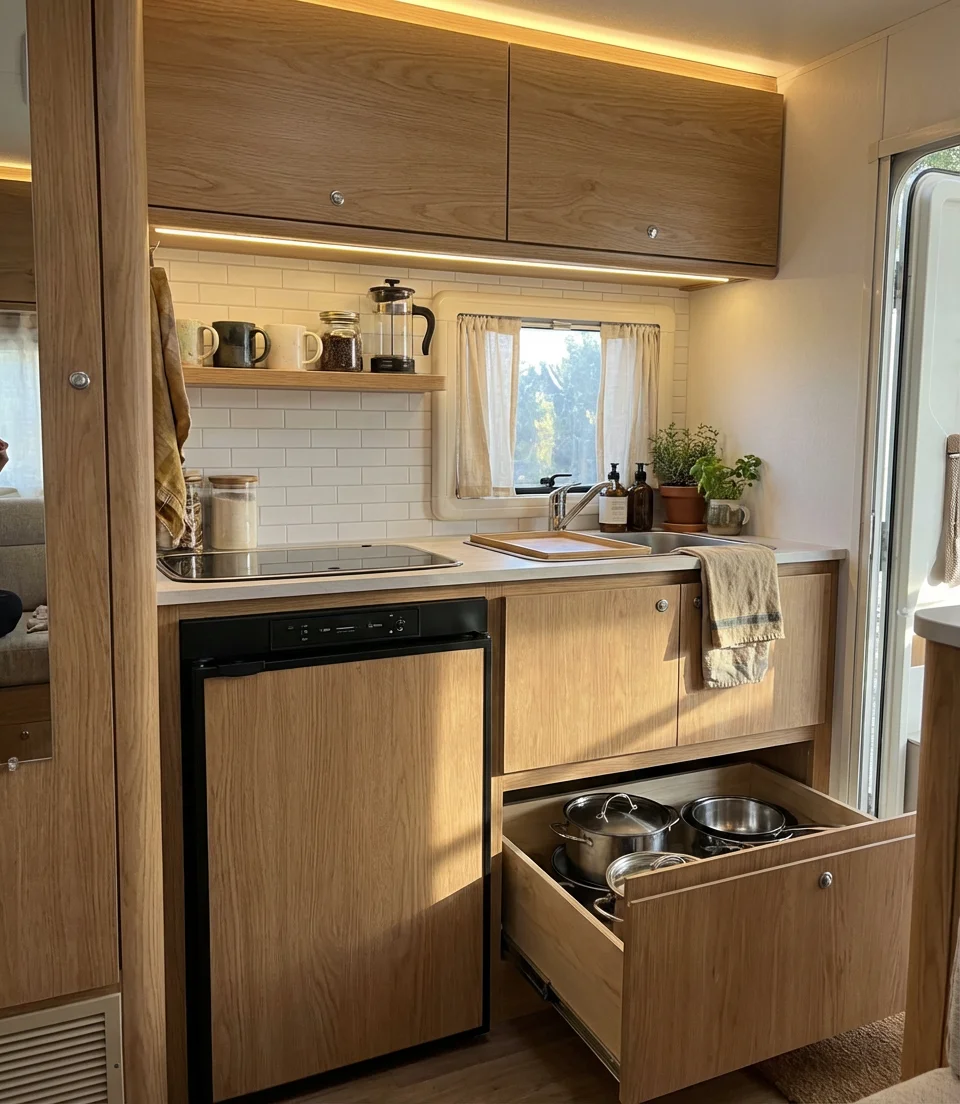 Camper and Van Kitchen Micro-Remodel 2