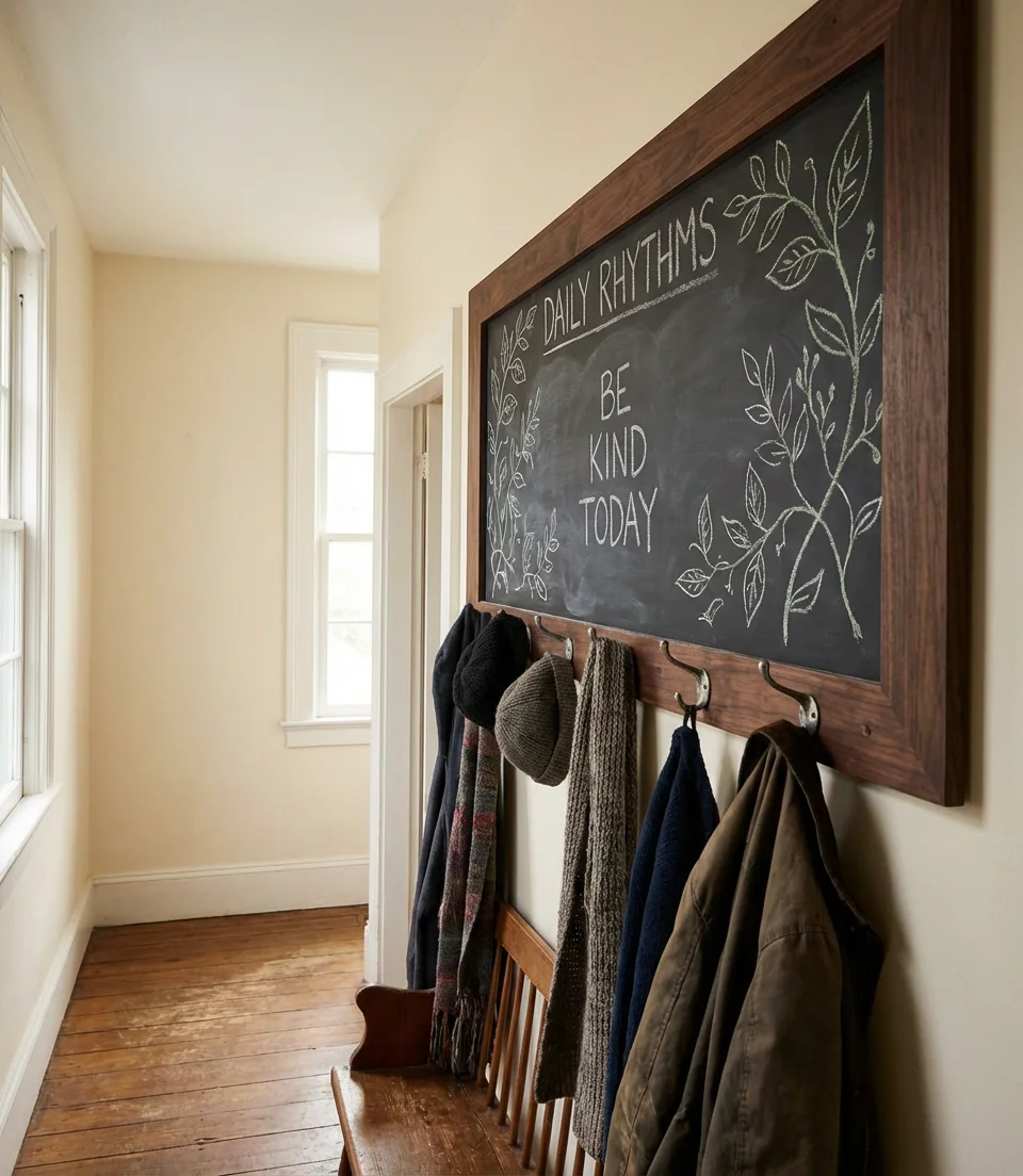 Chalkboard Wall for a School or Family Hallway 2