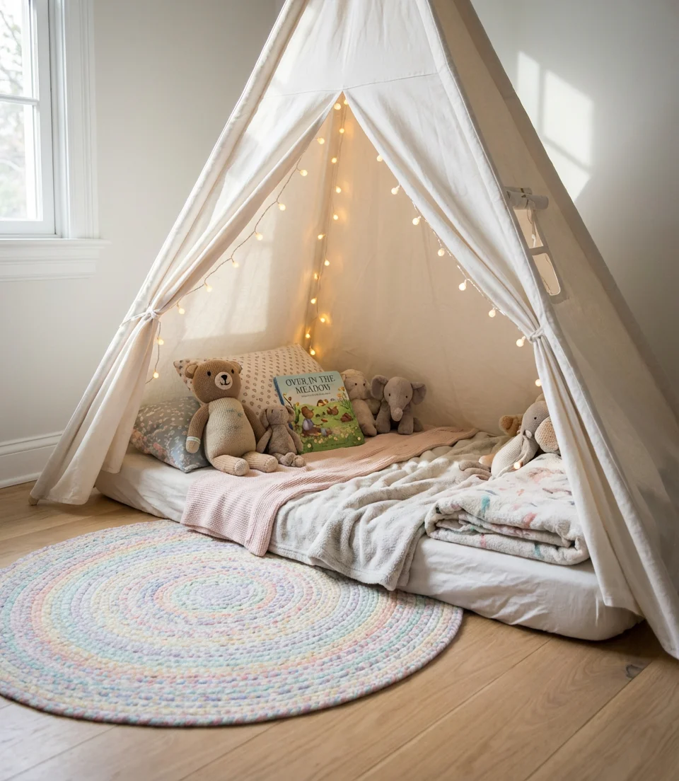 Children's Cozy Tent Bed Corner 1