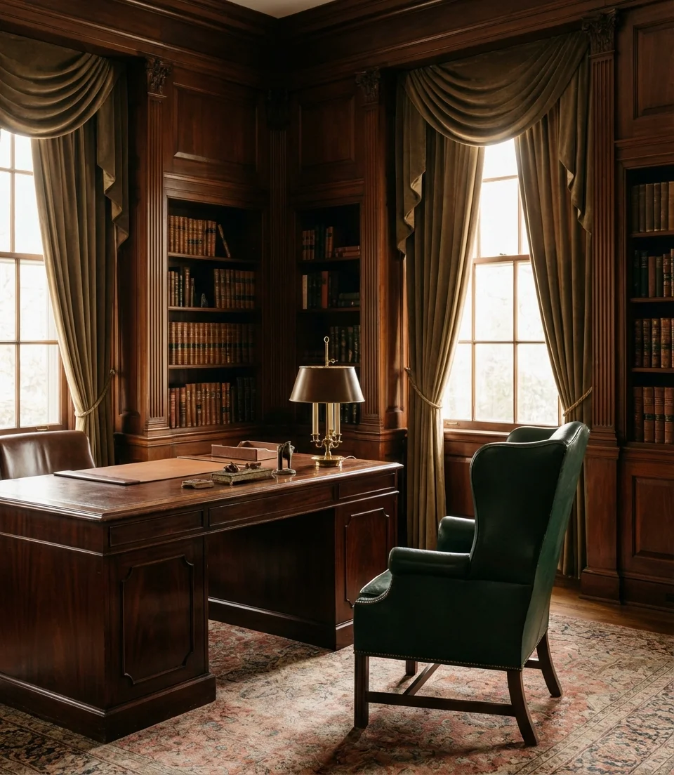 Classic Executive Suite with Rich Wood Paneling 1