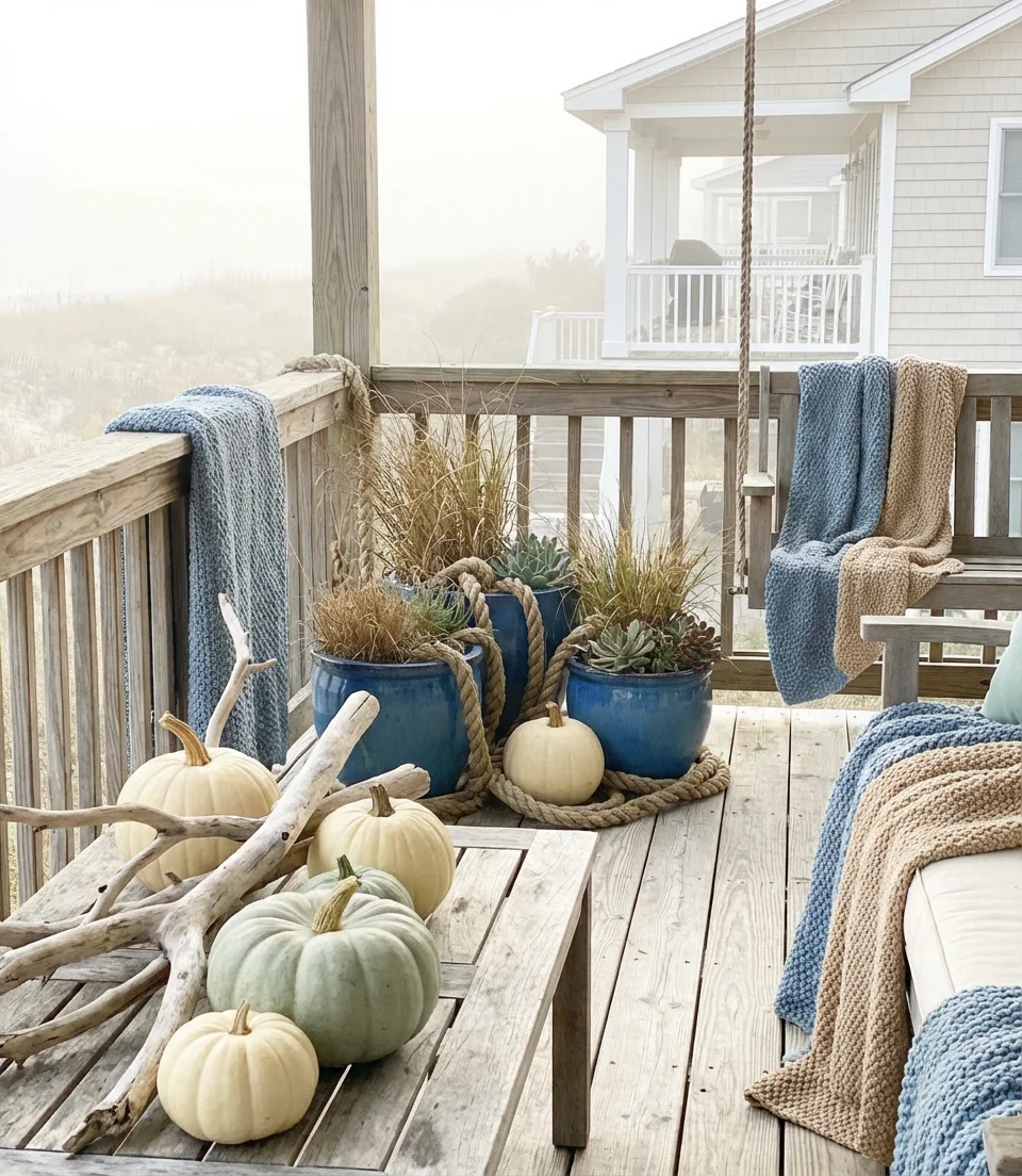 Coastal Fall Palette with Blues and Neutrals 2