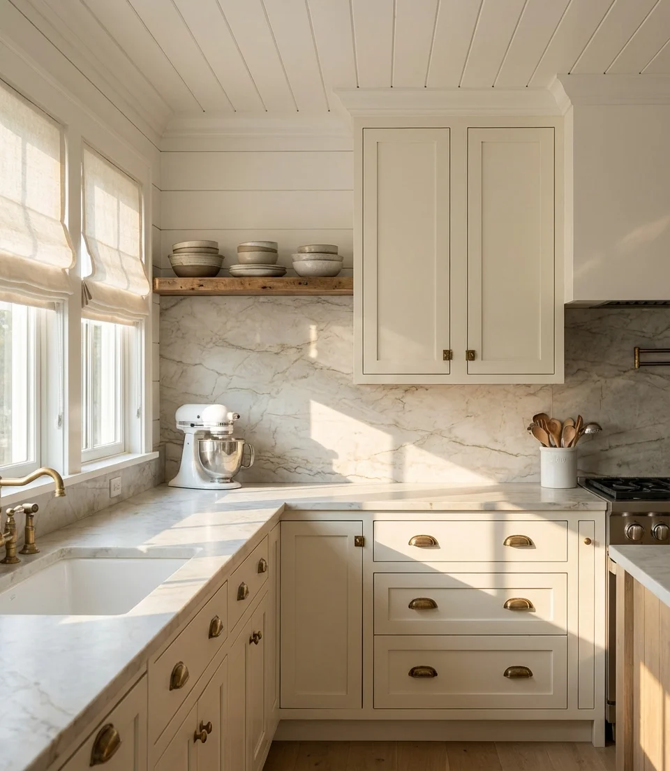 Coastal Farmhouse with Shiplap and Stone 2