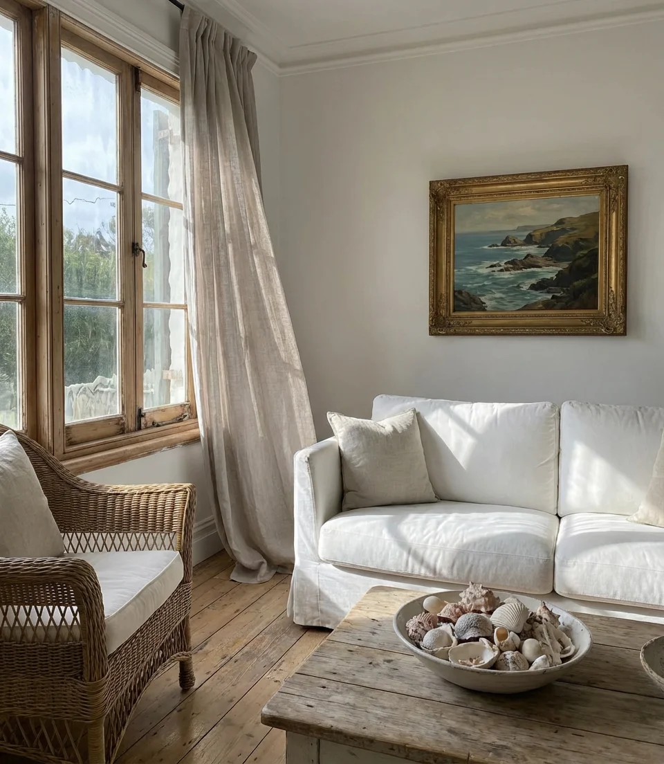 Coastal Grandmother Living Room 1