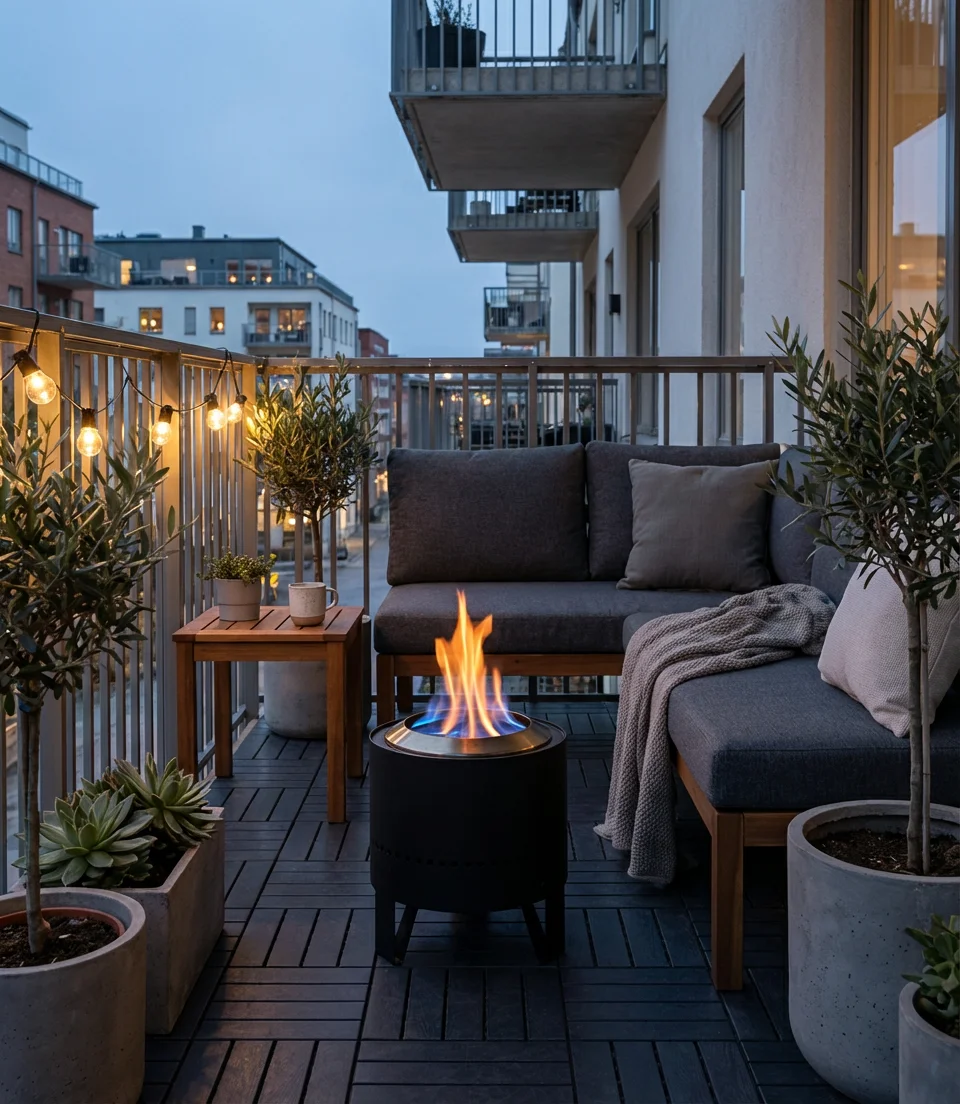 Compact Fire Pit for Cool Evenings 2