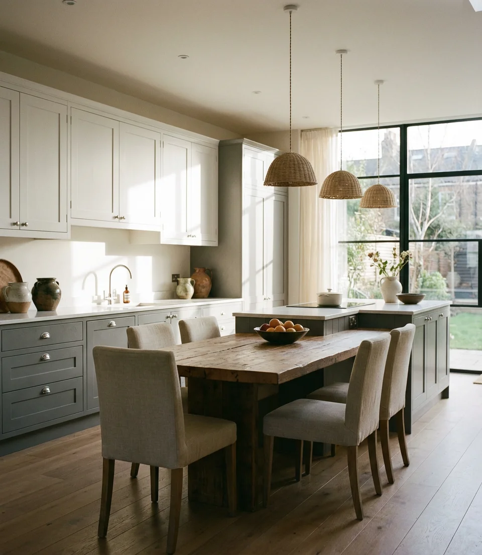 Contemporary Open Kitchen with Dining Integration 2