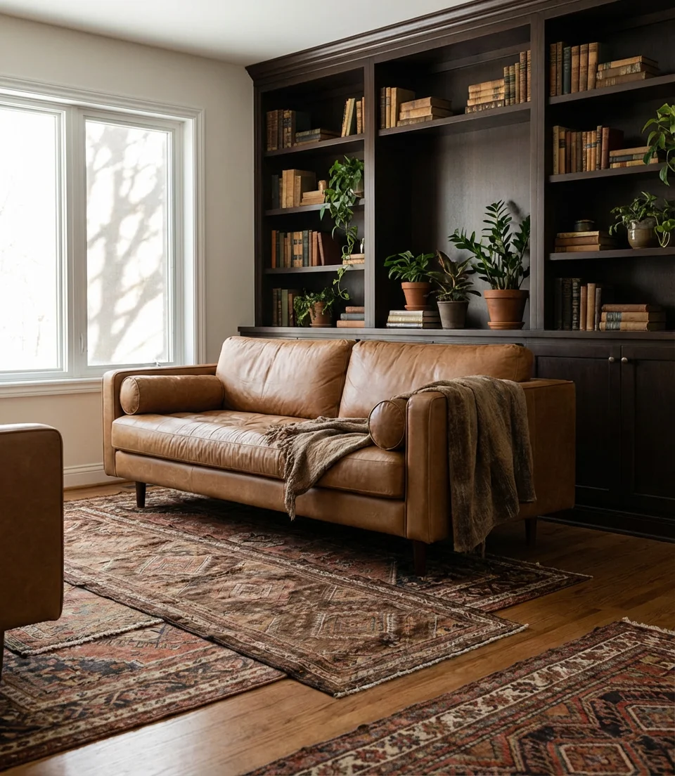 Cozy Brown Maximalist Layers 1