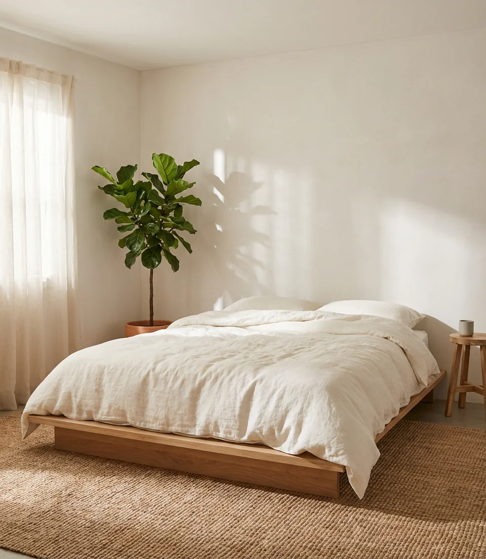 Cozy Simple Minimalist Bedroom 1