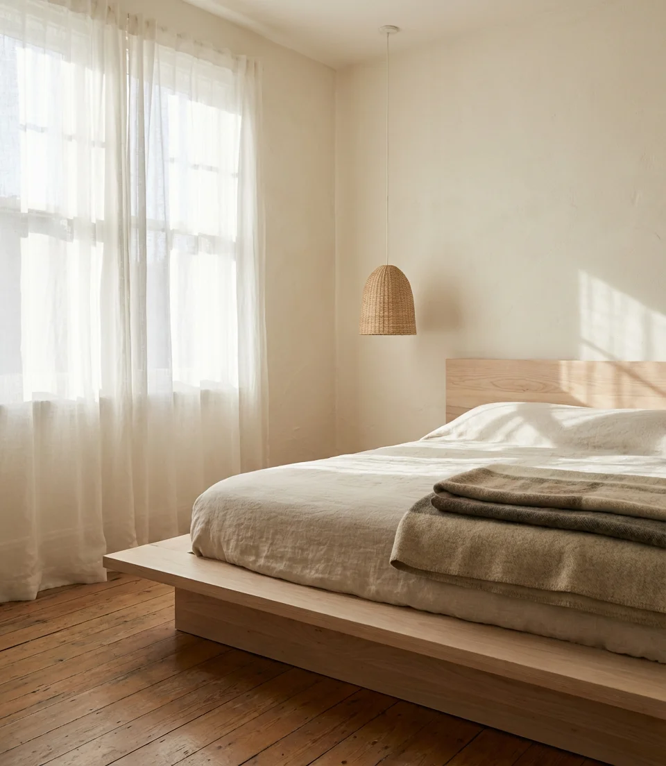 Cozy Simple Minimalist Bedroom 2