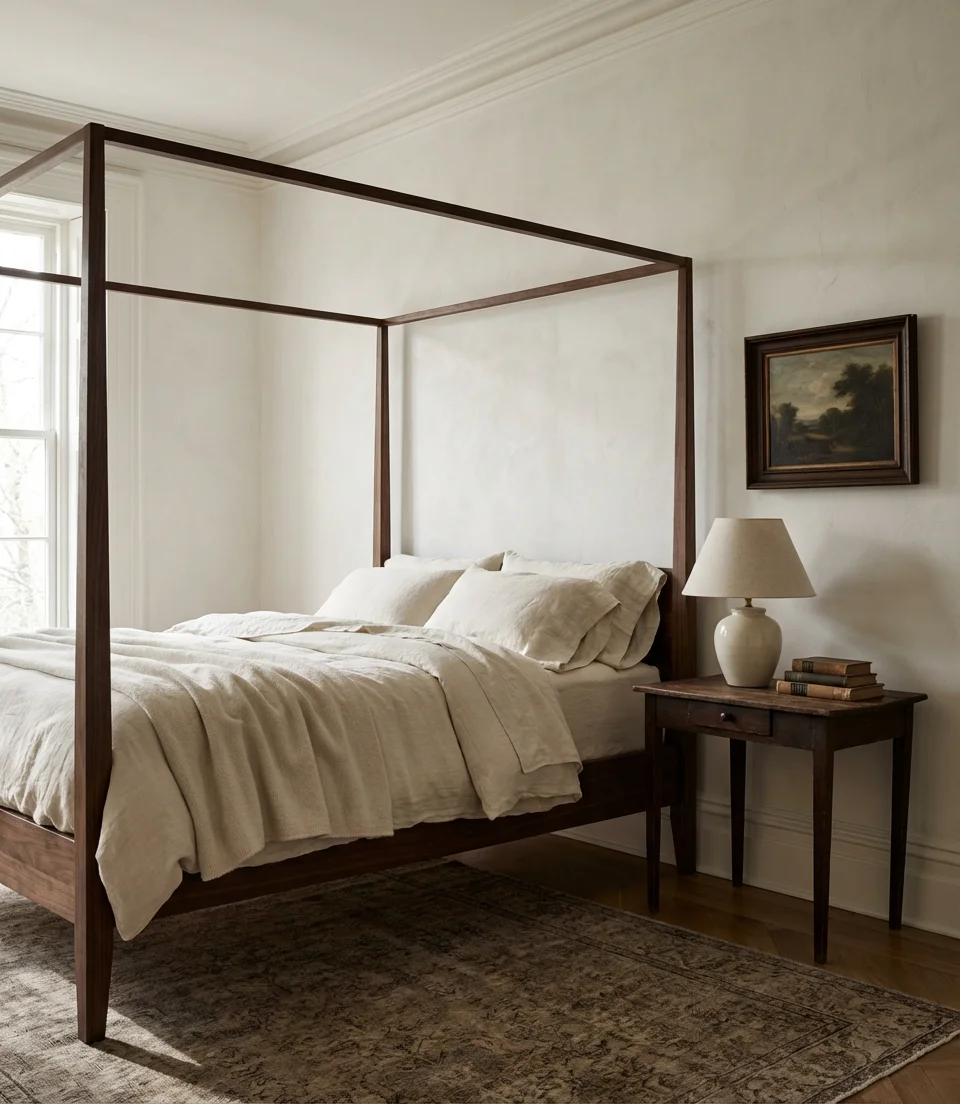 Cream and Brown Classic Bedroom 2