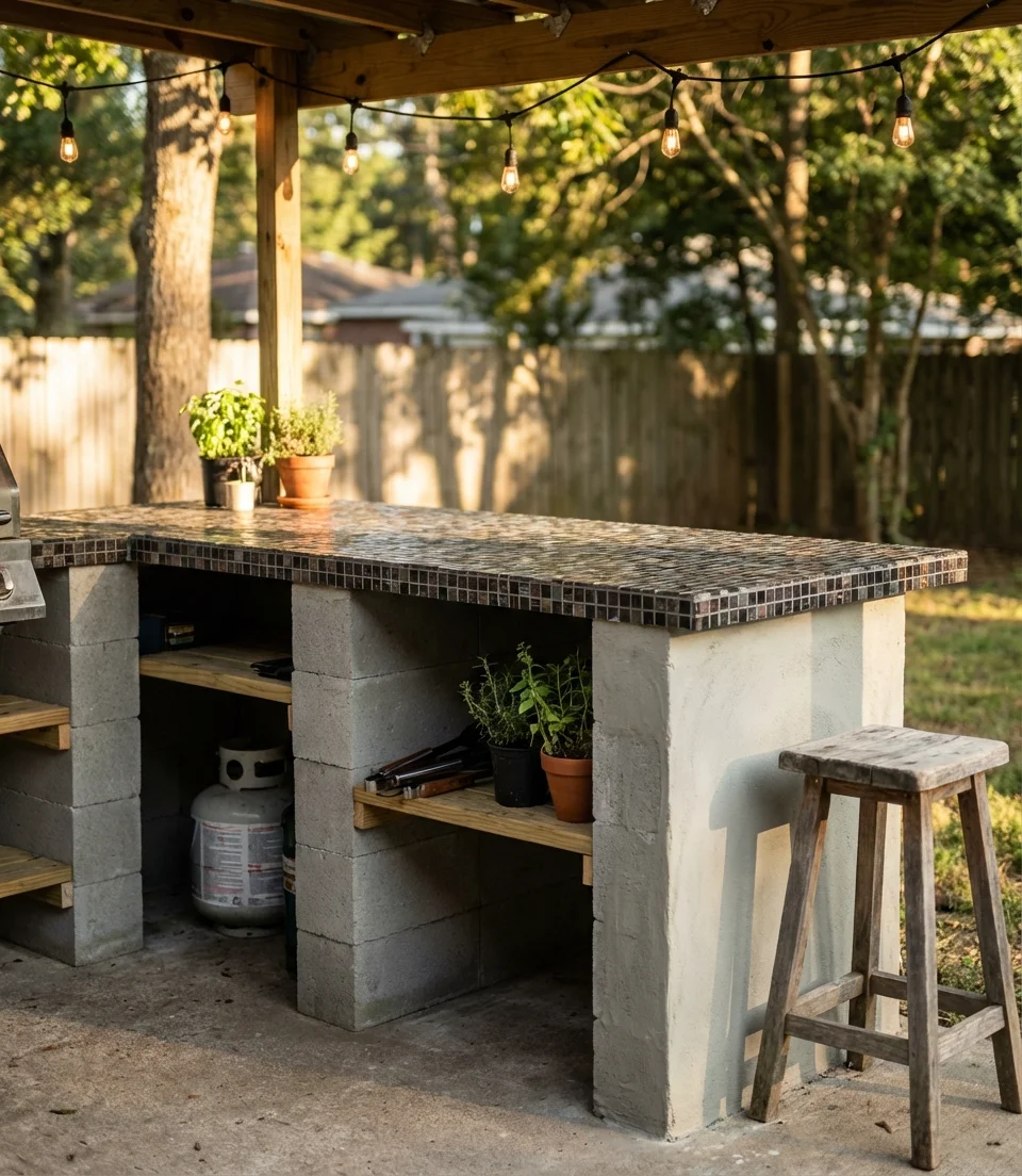DIY Budget Outdoor Kitchen 2