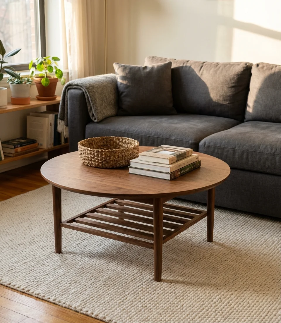 Dual-Purpose Coffee Table with Storage 1