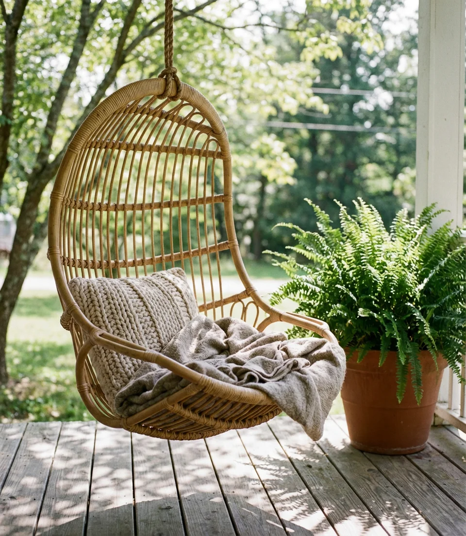 Egg Chair Nook for Unexpected Luxury 2