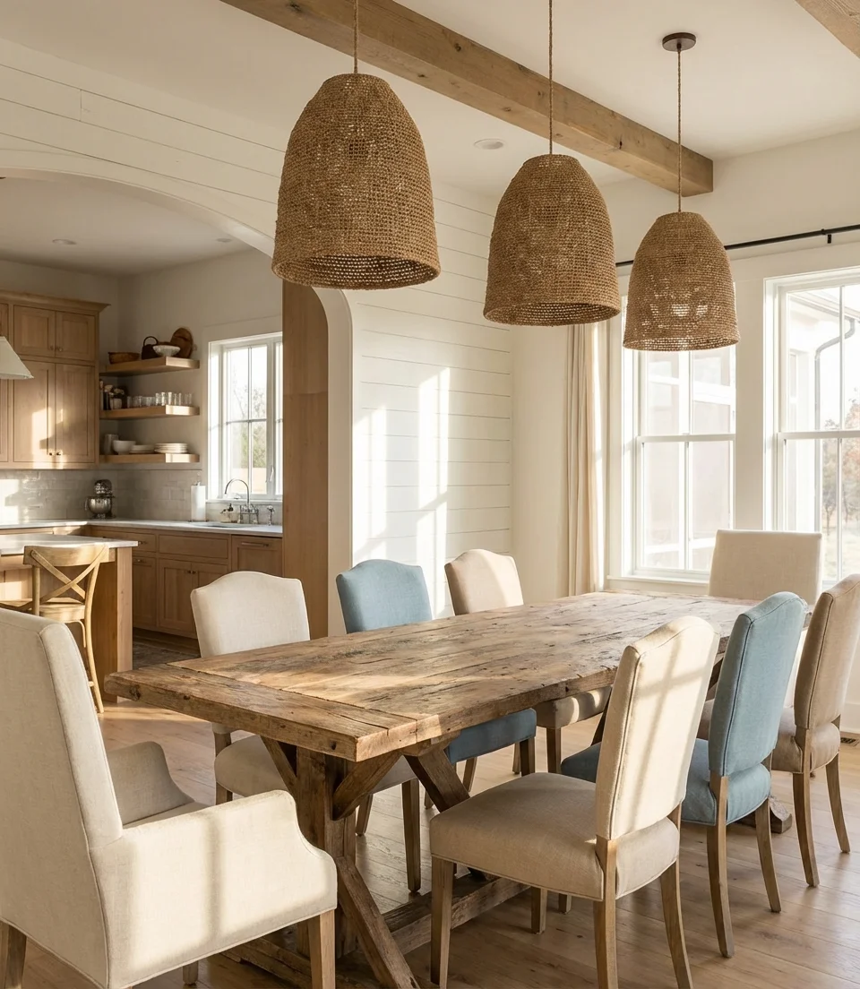 Farmhouse Dining Table as the Anchor Piece 1