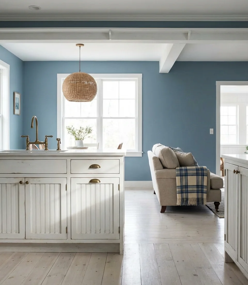 Farmhouse Paint Wall Colors for Open Spaces 2