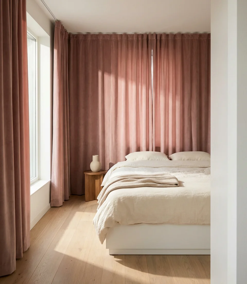 Floor-to-Ceiling Curtains for Height Illusion 1