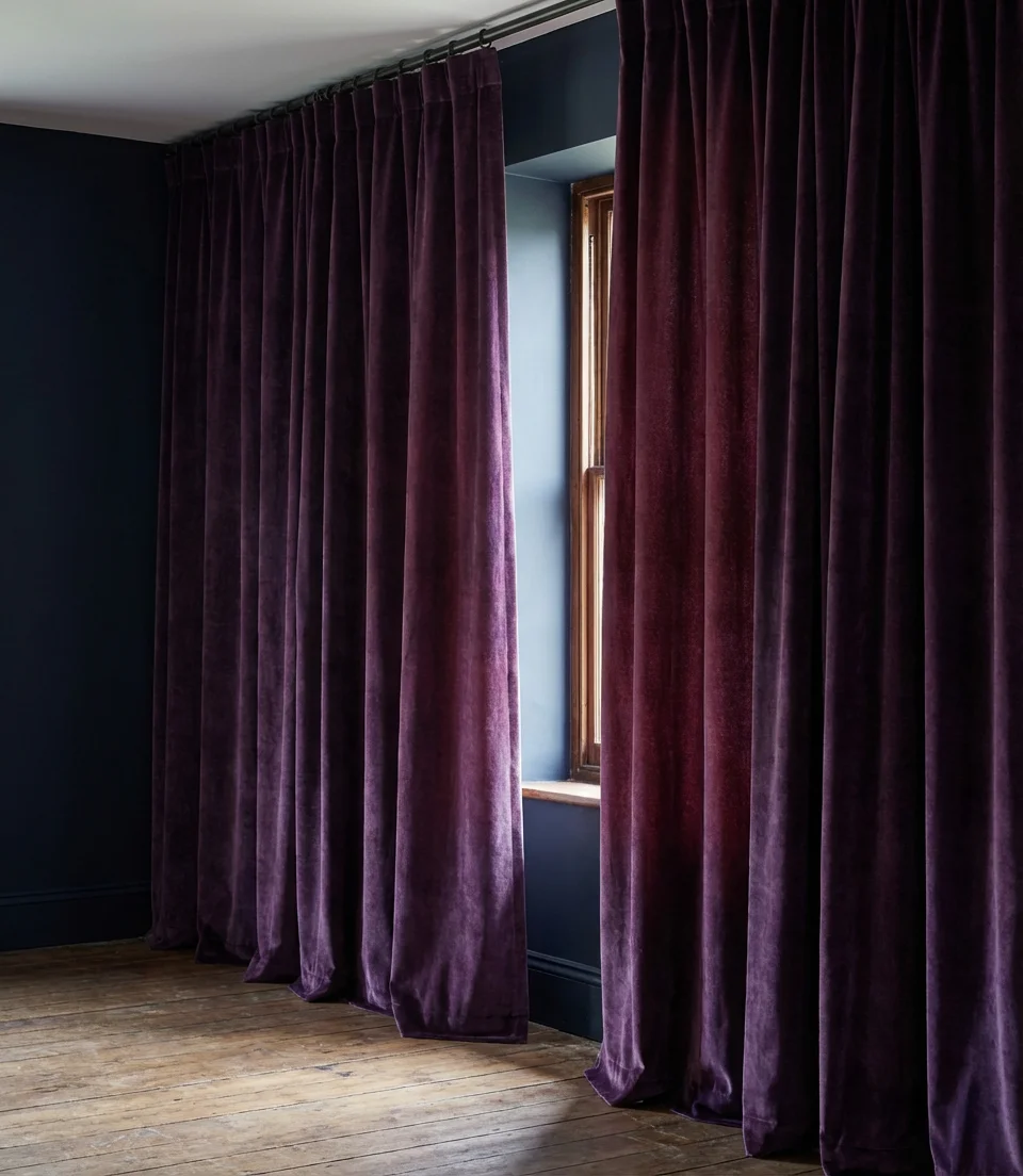 Floor-to-Ceiling Velvet Curtains 2