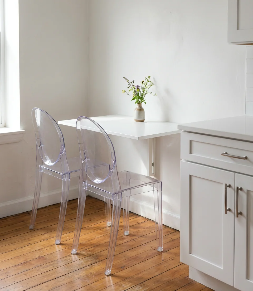 Fold-Down Dining Table Extension 1