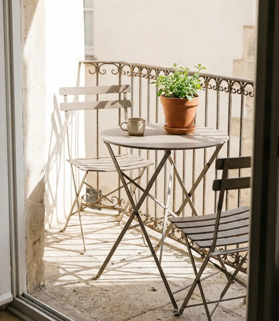 Foldable Bistro Set for Space-Saving Dining 1