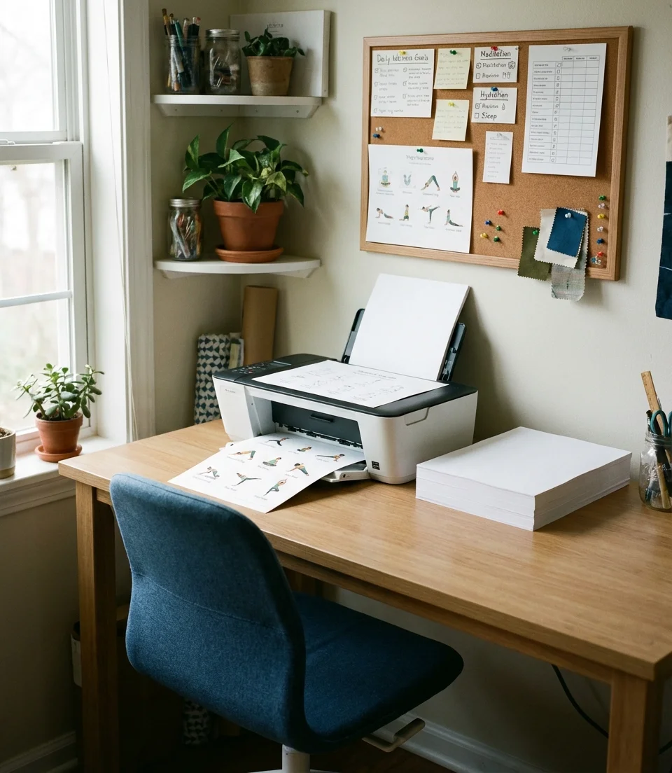 Free Printable Chair Yoga Sequence for Beginners 2
