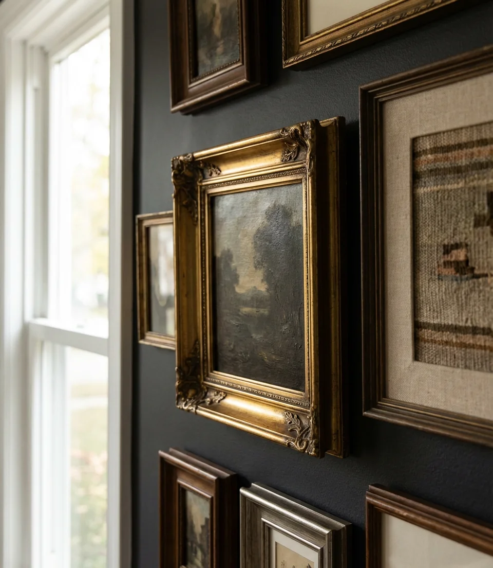 Gallery Wall with Mixed Frames 2