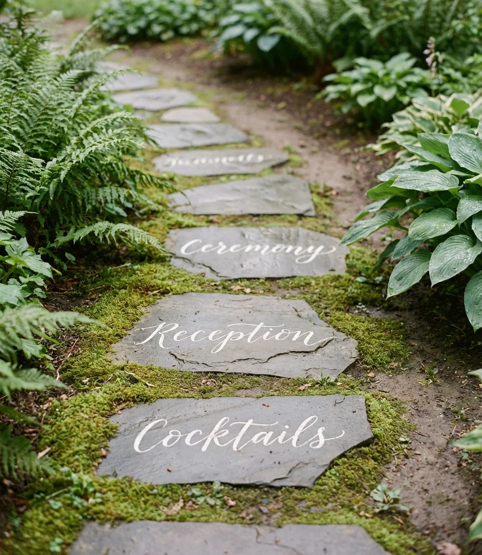 Garden Stone Pathway Markers 1