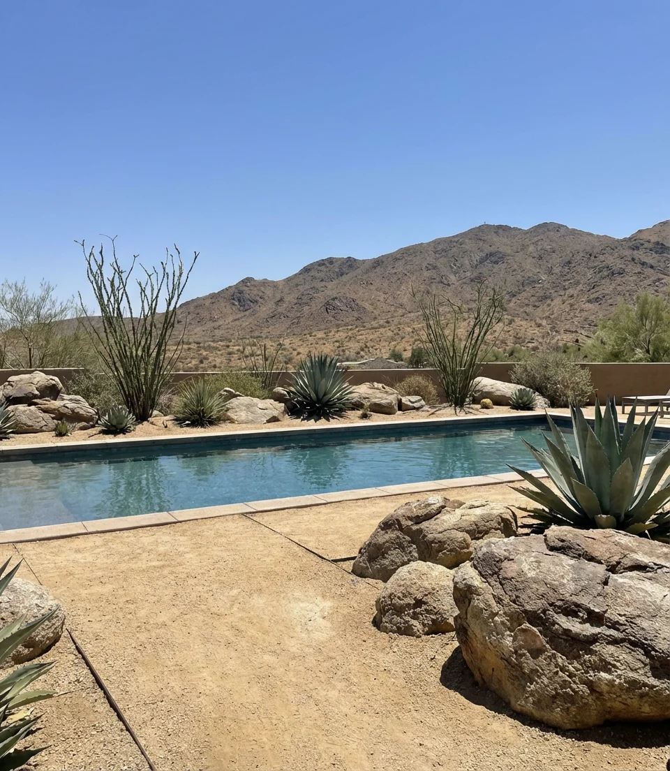 Gravel Surround Desert Pools 1