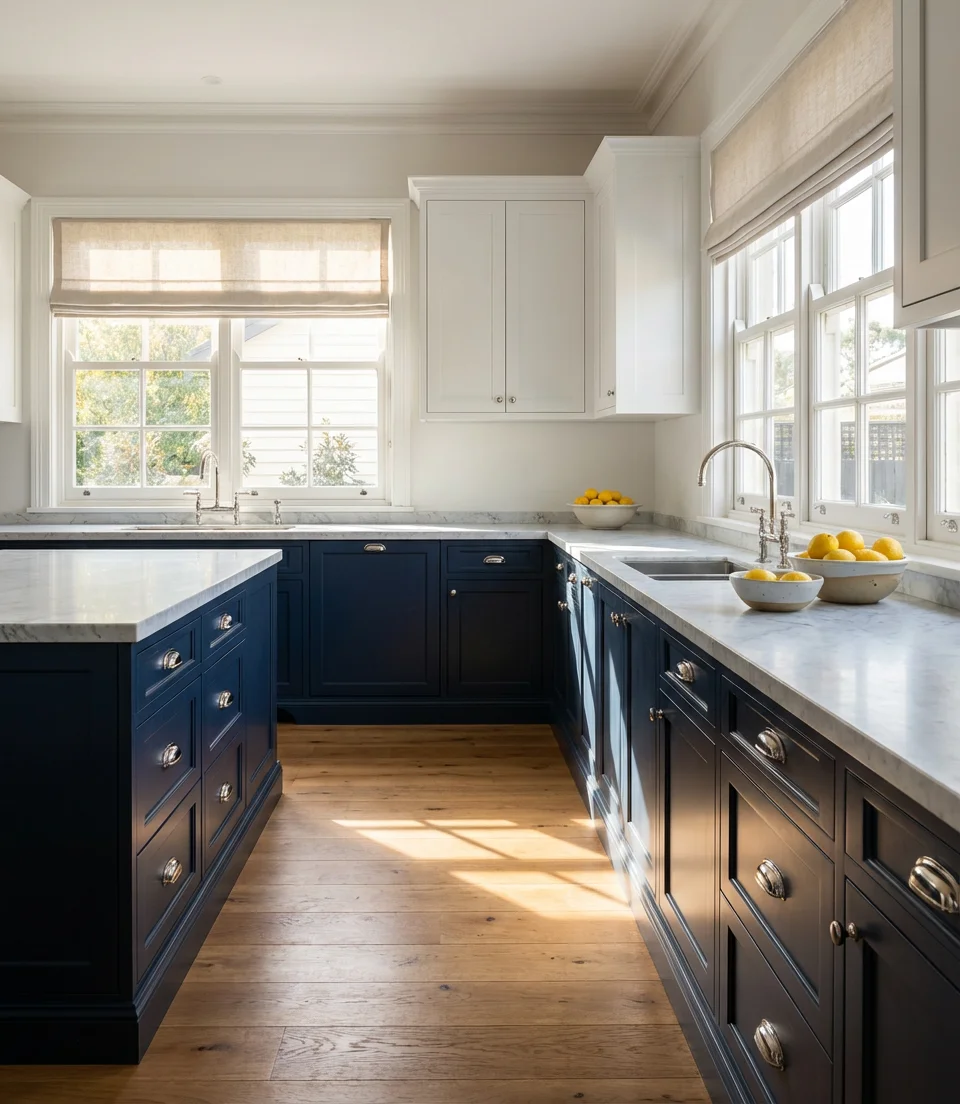 Hampton Style Blue and White Classic 1