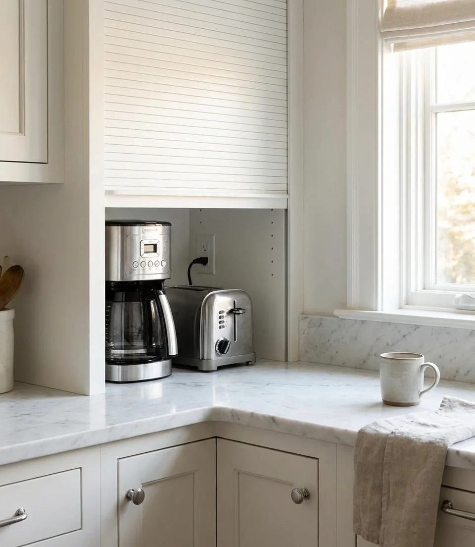 Hidden Appliance Garage 1