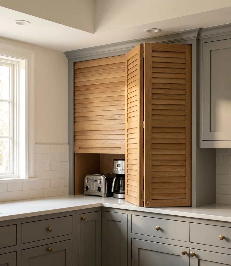 Hidden Appliance Garage 2