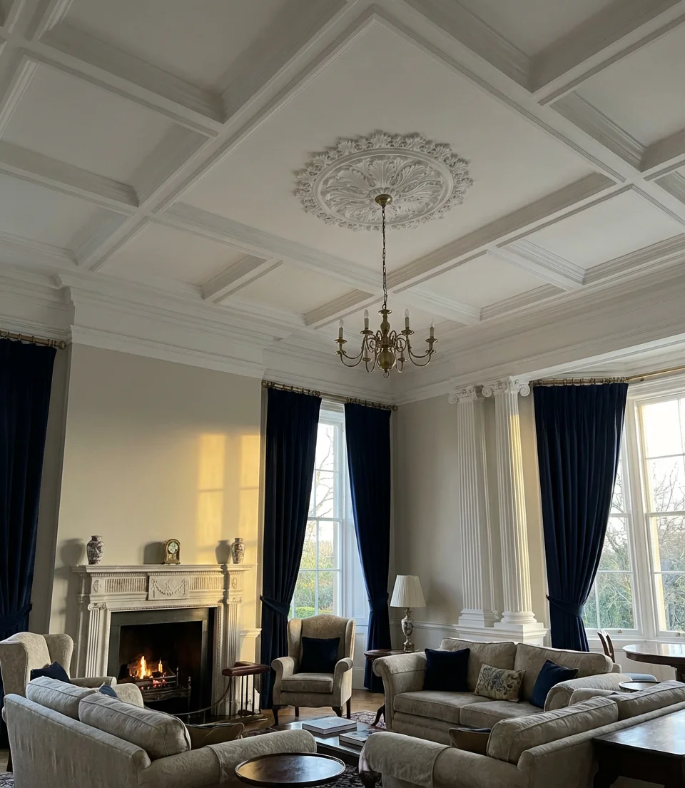 High Ceiling Grand Living Room 2