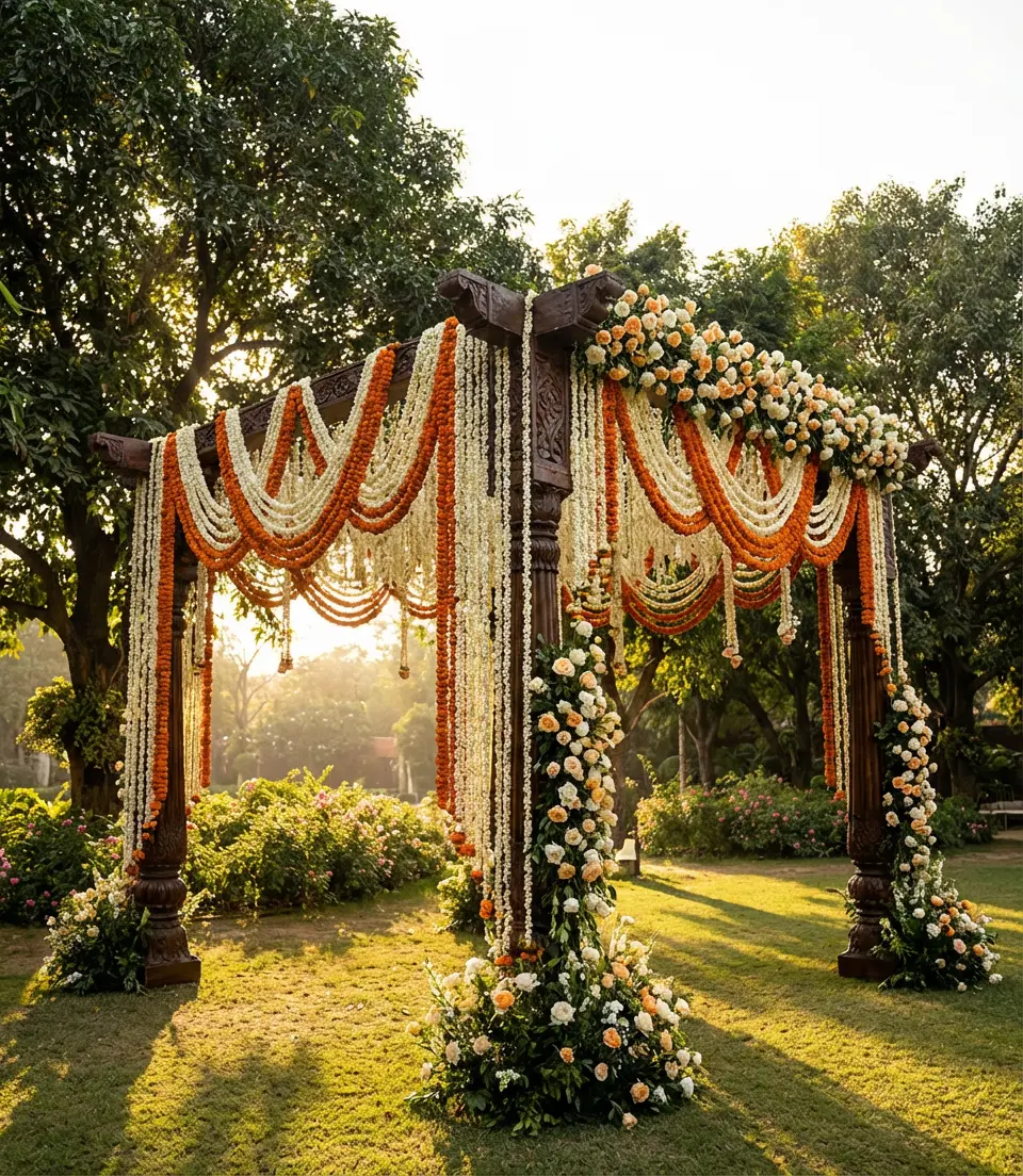 Indian-Inspired Floral Canopy 2