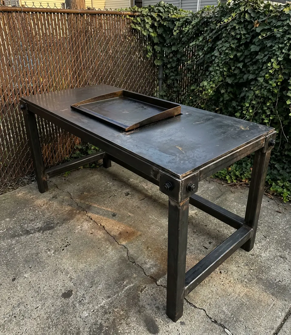 Industrial-Style Outdoor Kitchen 2