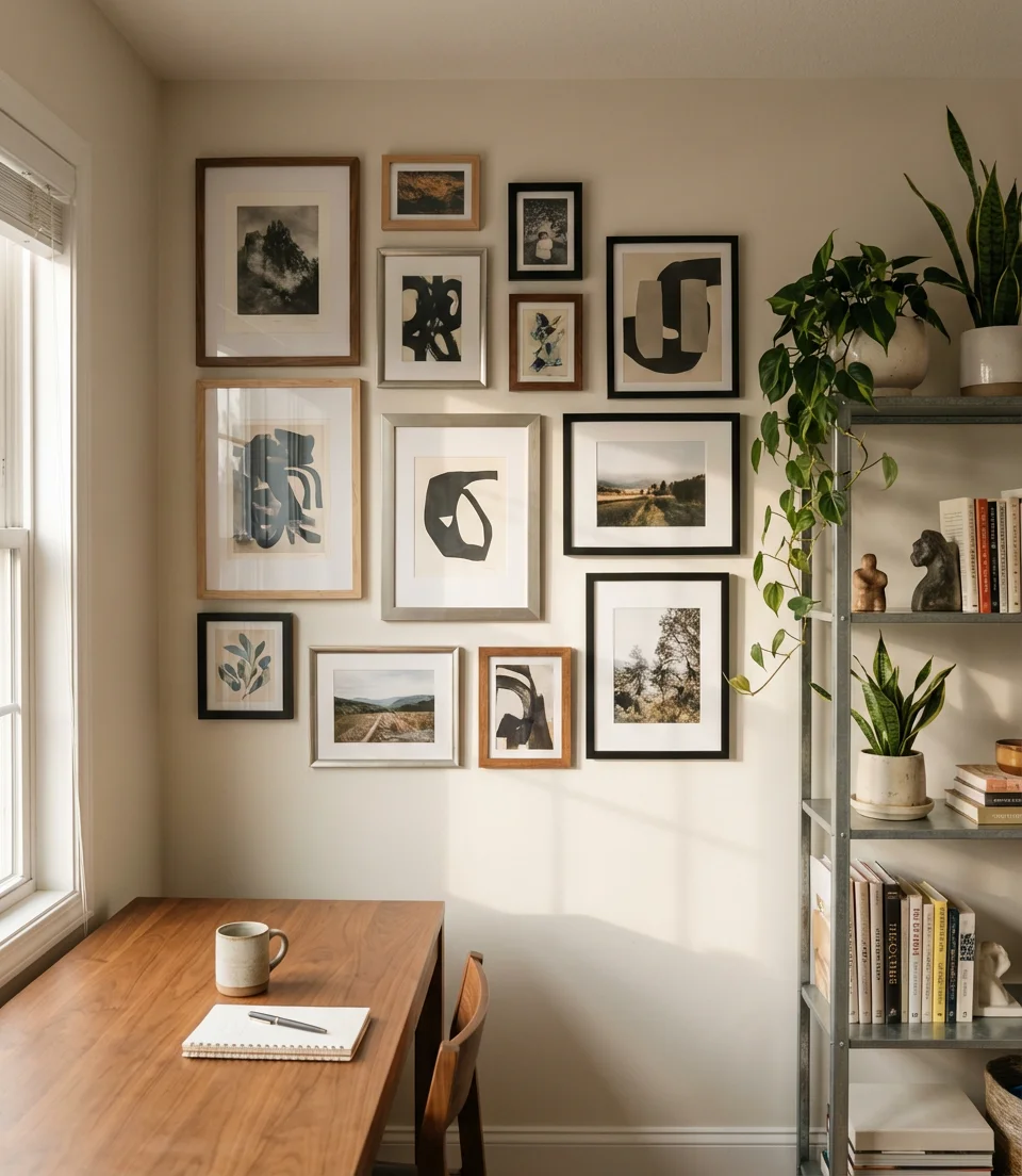 Inspiration Gallery Wall Office with Curated Creativity 2